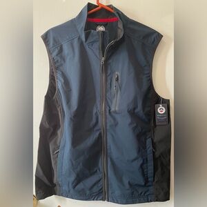 Flag & Anthem MadeFlex Men's Lightweight Warmth Blue Black Outdoor Vest Large